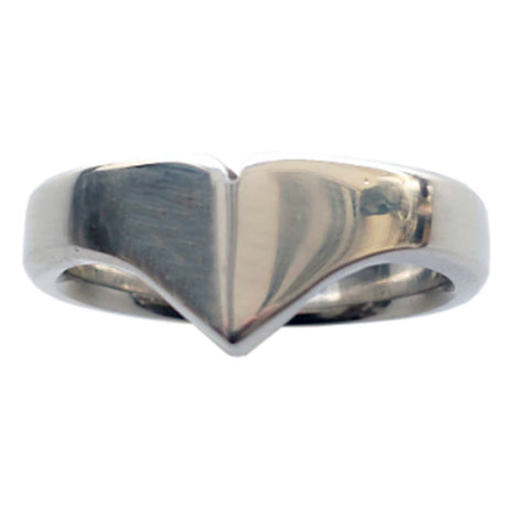 Rouge Garments Stainless Steel Taj Crown Ring