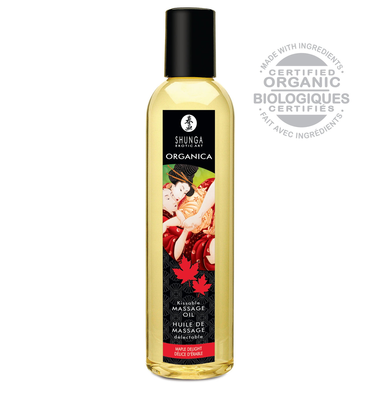 Shunga Organic Kissable Massage Oil