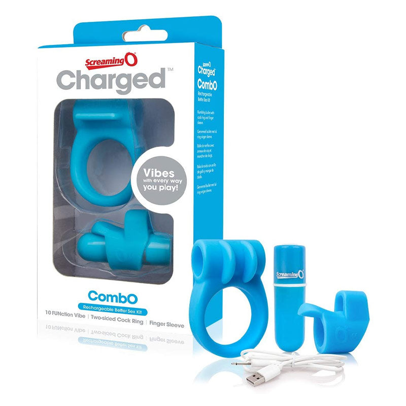 Charged CombO Kit Cock Ring & Bullet Vibrator