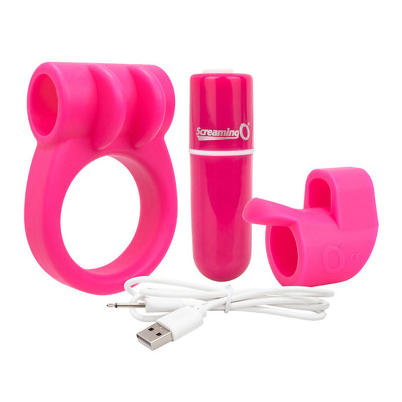 Charged CombO Kit Cock Ring & Bullet Vibrator