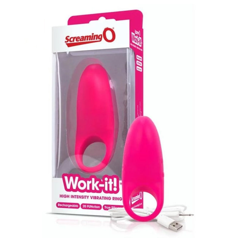 Screaming O Work It Vibrating Ring