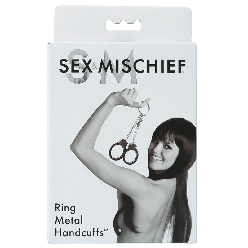Sex & Mischief Ring Metal Handcuffs