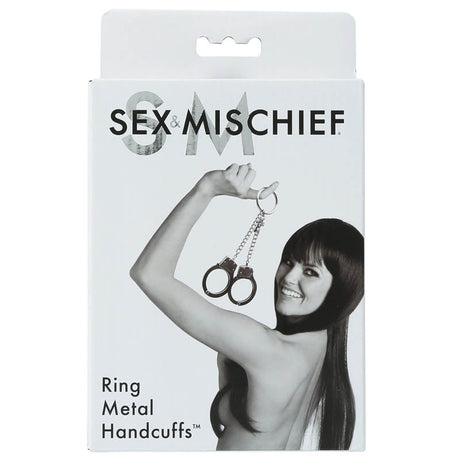 Sex & Mischief Ring Metal Handcuffs