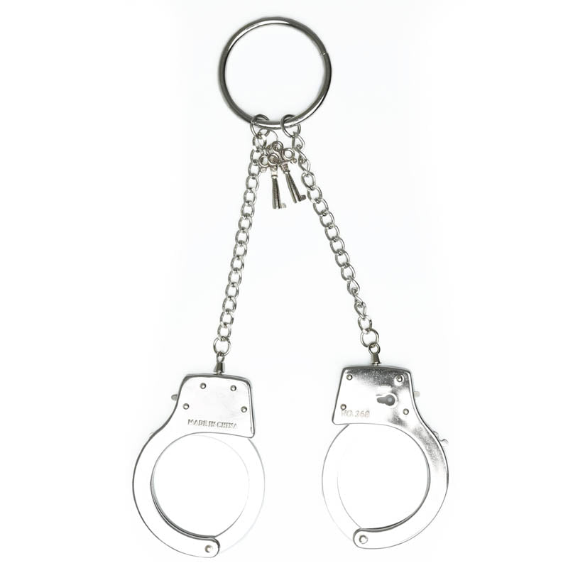 Sex & Mischief Ring Metal Handcuffs