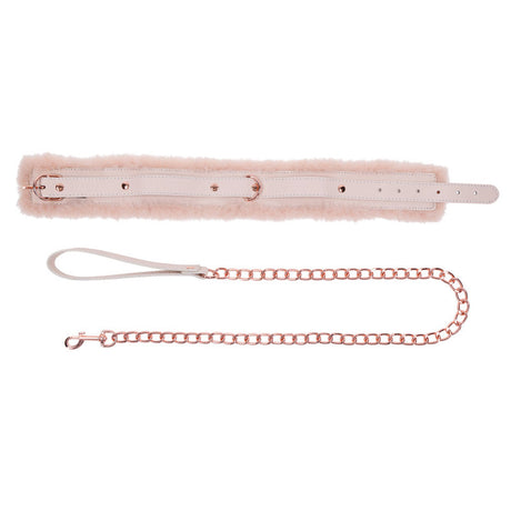 Peaches ‘n CreaMe Fur Collar & Leash