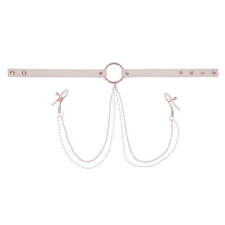 Peaches ‘n CreaMe Collar with Nipple Clamps
