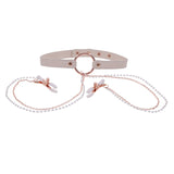 Peaches ‘n CreaMe Collar with Nipple Clamps