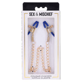 Cougar Chained Nipple Clamps