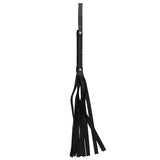 Sex & Mischief Black Faux Leather Flogger