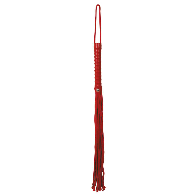 Sex & Mischief Red Rope Flogger