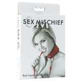Sex & Mischief Red Leash & Collar
