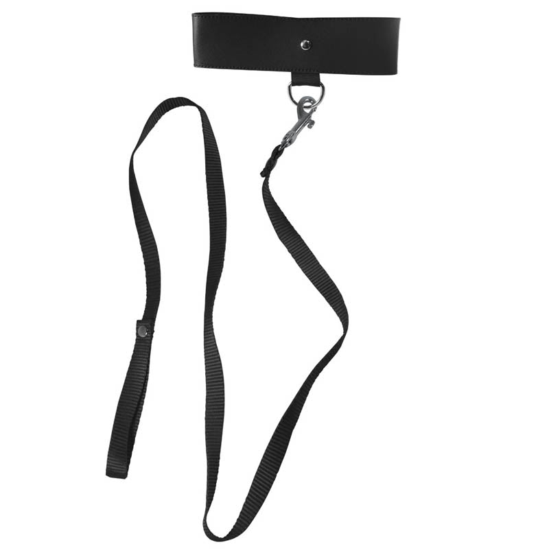 Sex & Mischief Black Leash & Collar
