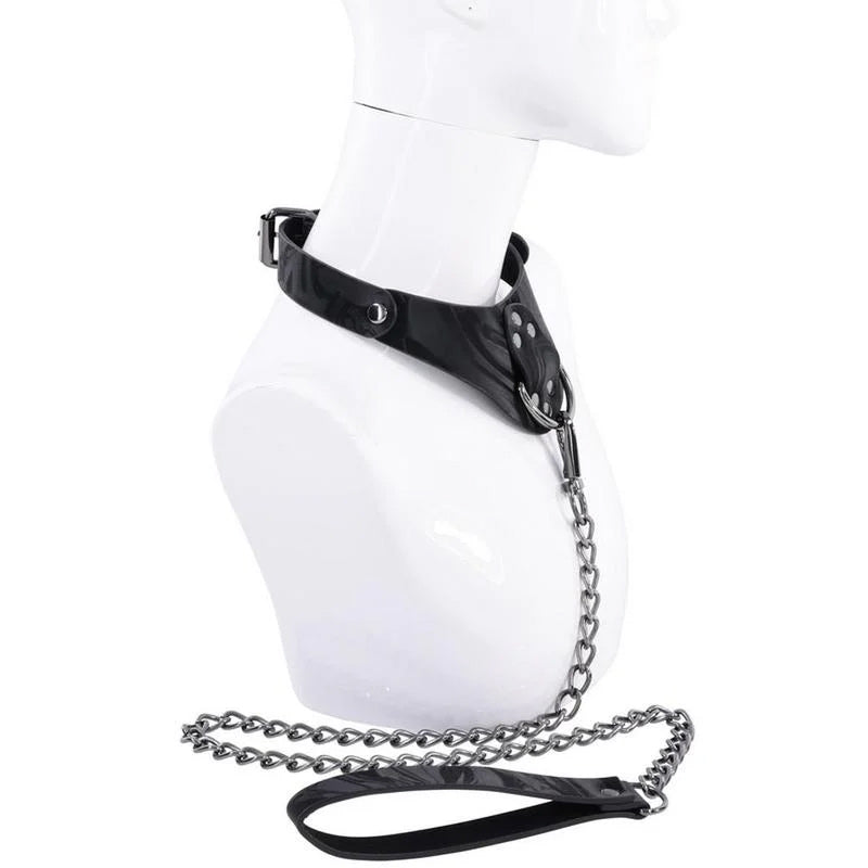 Velvet Noir Collar & Leash