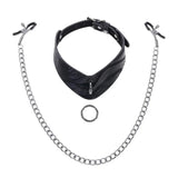 Velvet Noir Collar & Removable Clamps