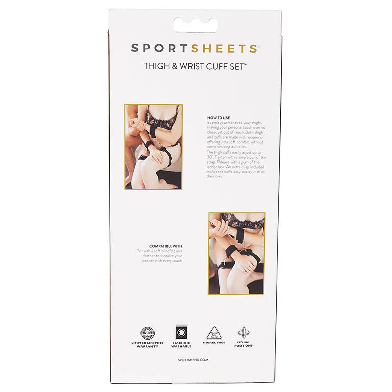 SportSheet Thigh & Wrist Cuffs Set