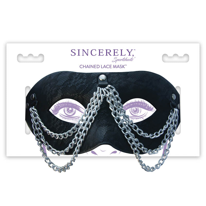 Sincerely Chained Lace Mask