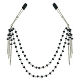Sincerely Black Jeweled Nipple Clips