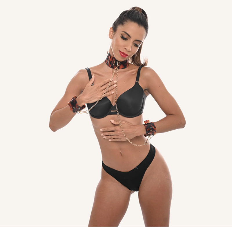 Sportsheet Sincerely Amber Neck and Wrist Restraint