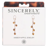 Sportsheet Sincerely Amber Nipple Jewelry