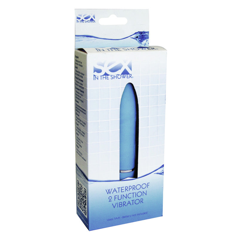 Sex In The Shower Waterproof Vibrator - Blue