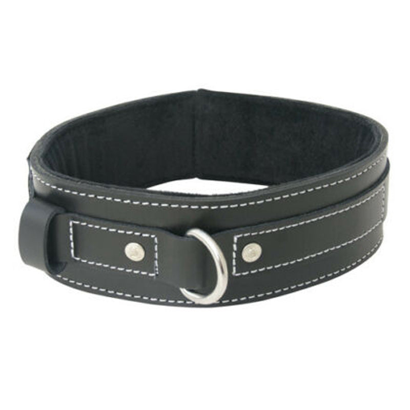 Lined Leather Collar