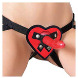 SportSheet Heart Harness & Dildo - Non-retail Packaging