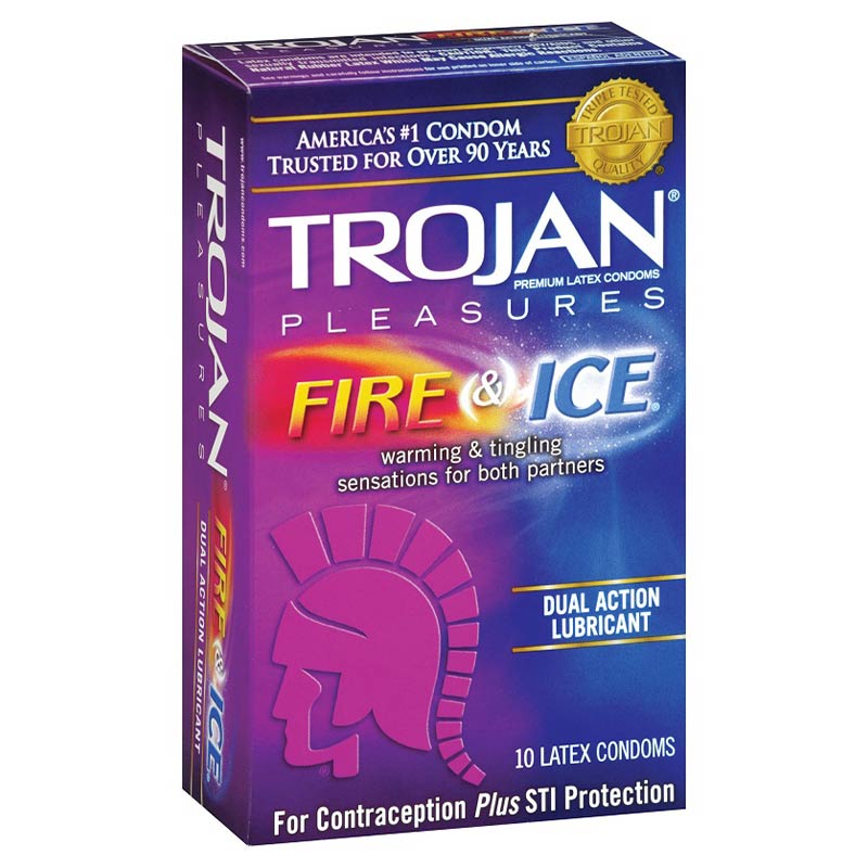 Trojan Pleasures Fire & Ice Condoms