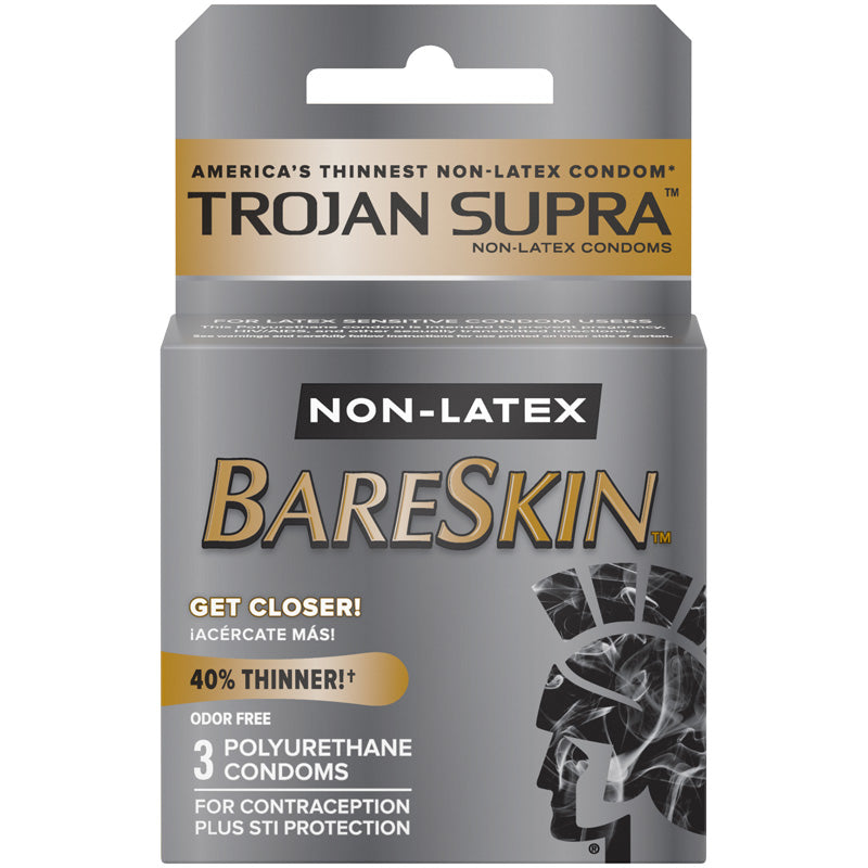 Trojan Supra Bareskin Polyurethane Condoms