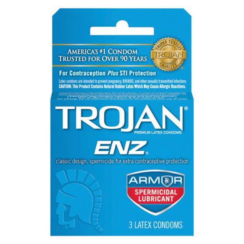 Trojan Spermicidal 3 Pack