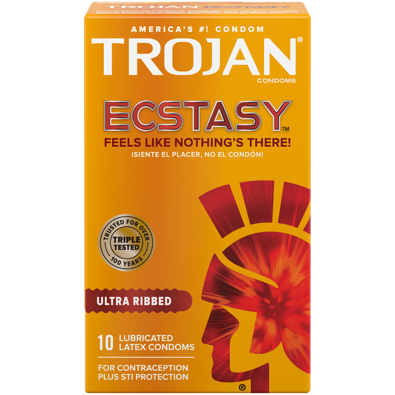 Trojan Ultra Ribbed Ecstasy Condoms