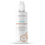 Wicked Simply Aqua Brown Sugar Flavored Water Based Lubricant