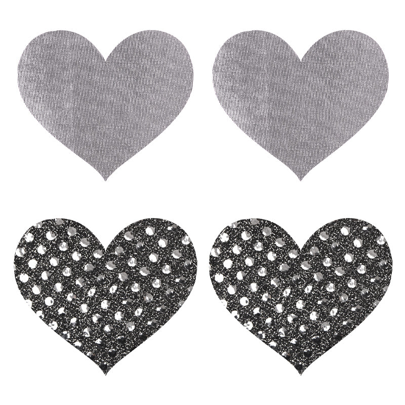 Dark Angel Hearts Pasties