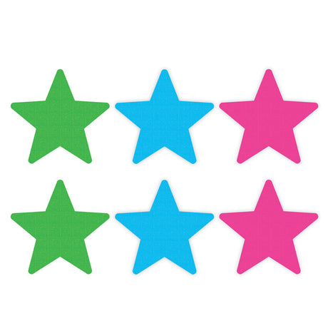 3 Packs Neon Star Pasties