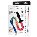 Silicone Plug With Rainbow Tail