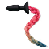 Silicone Plug With Rainbow Tail
