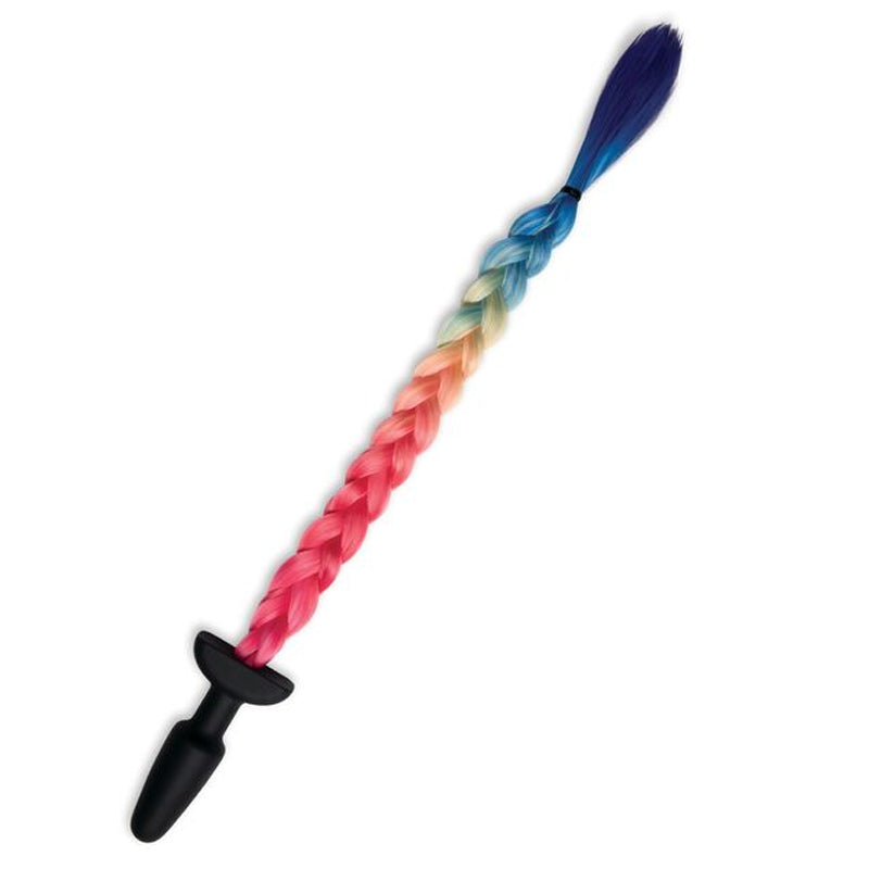 Silicone Plug With Rainbow Tail