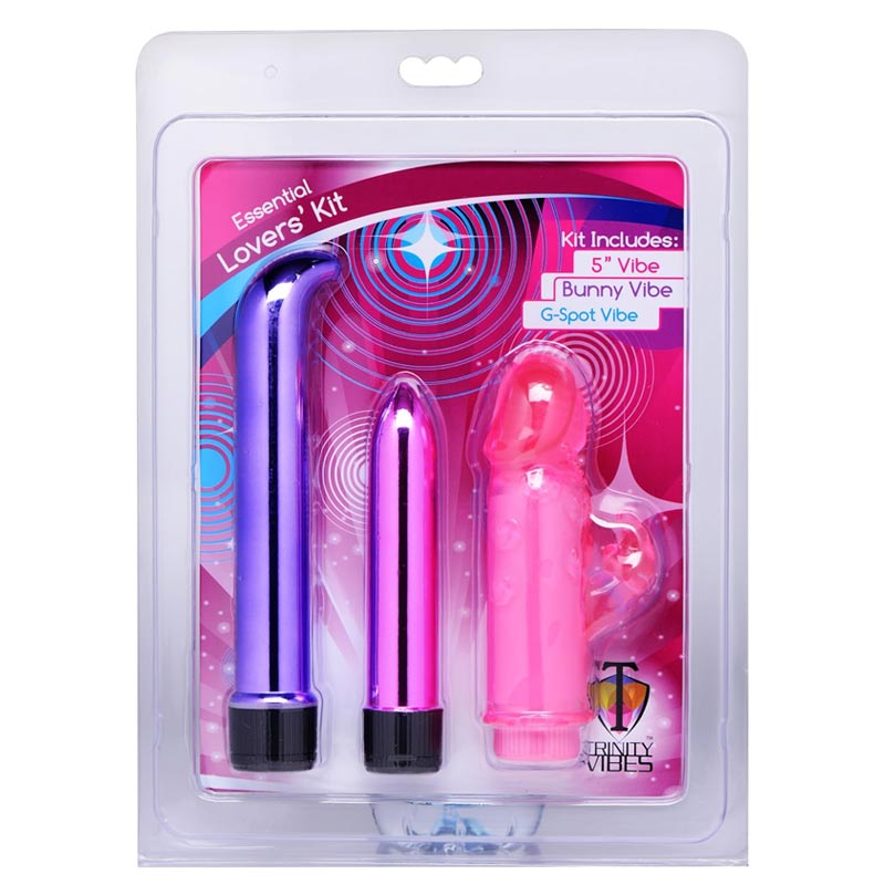 Essential Lovers 3 Vibrators Kit
