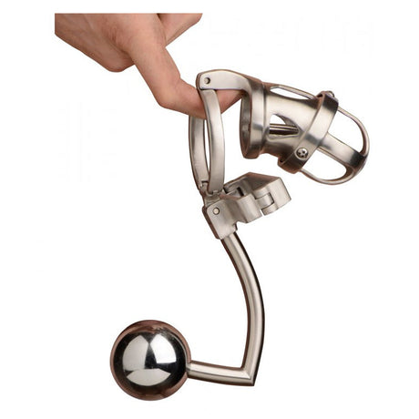Encased Extreme Chastity Cage with Accessories