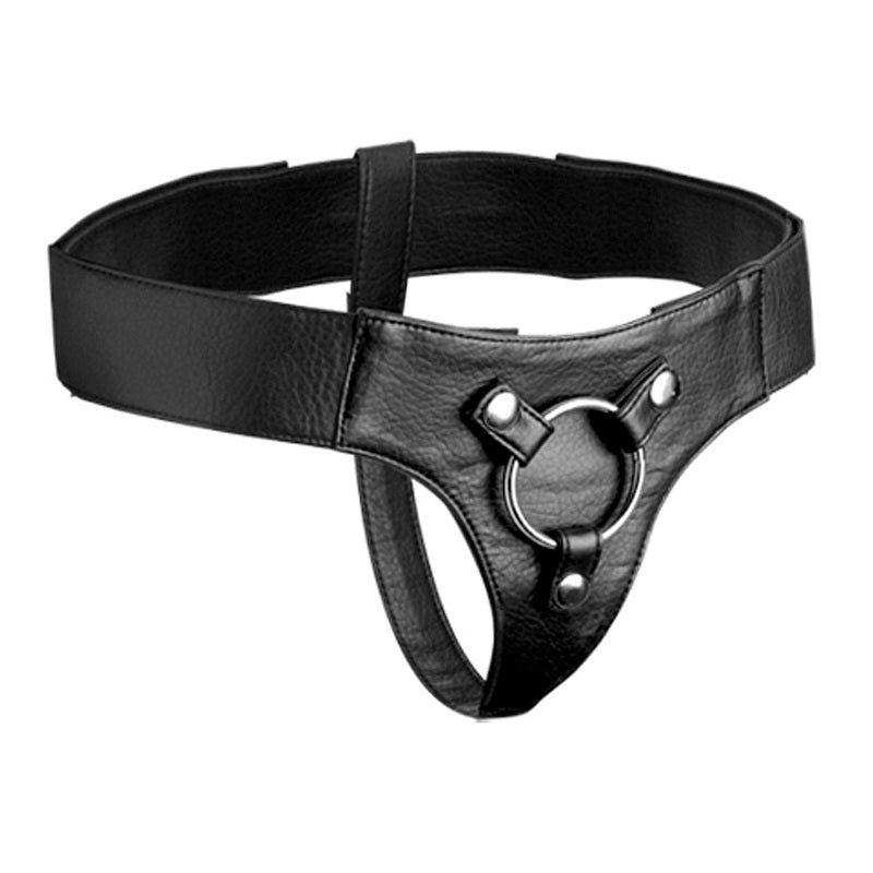 Domina Adjustable Wide Band Strap On Harness