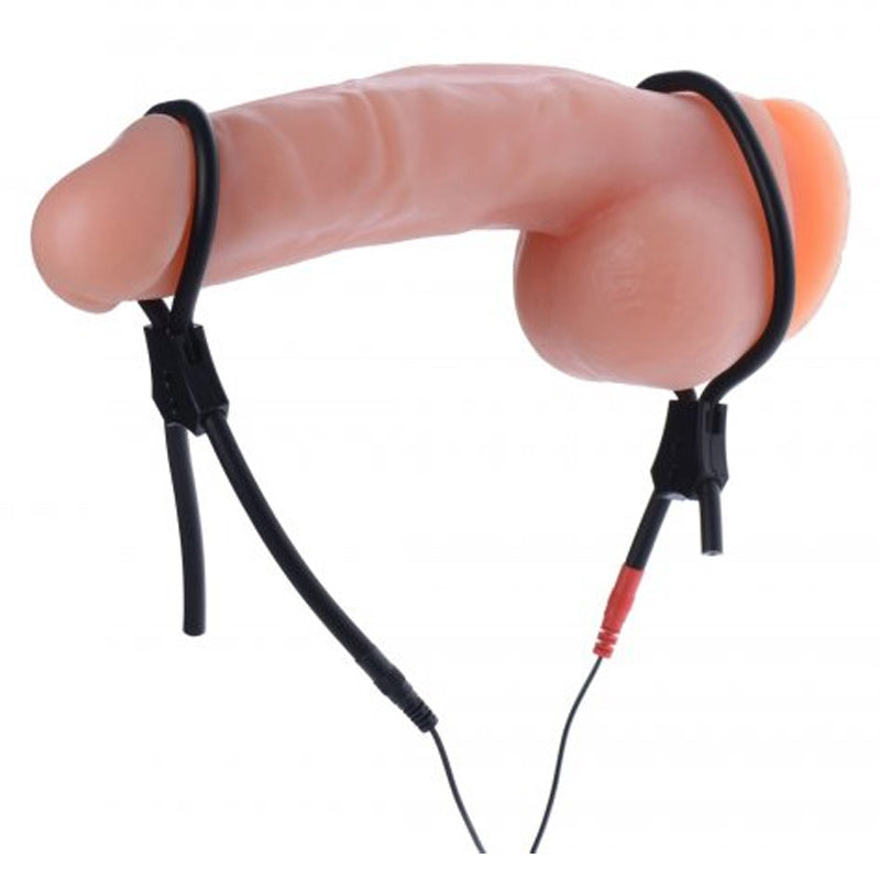 Vigor II Cock and Ball Ties and Frenum Electro Stimulator