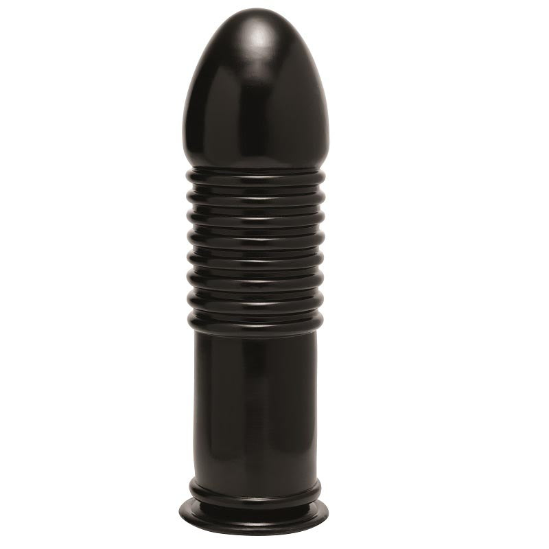 Enormass Ribbed Plug With Suction Base
