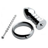 Deluxe Voltaic For Him Stainless Steel E-stim Kit