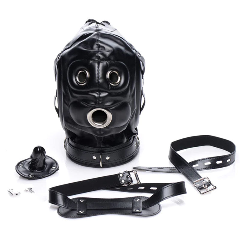 Bondage Hood with Penis Gag