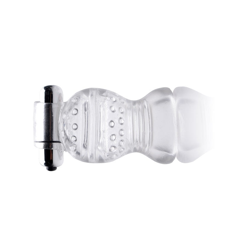 Clear Vibrating Penis Head Teaser