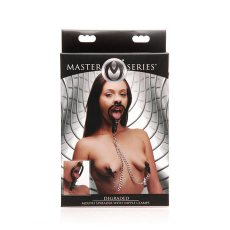 Degraded Mouth Spreader with Nipple Clamps