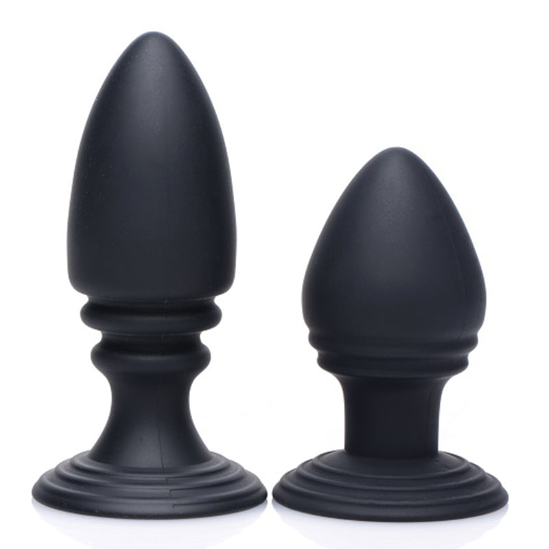 Duplex Silicone Anal Plug Set