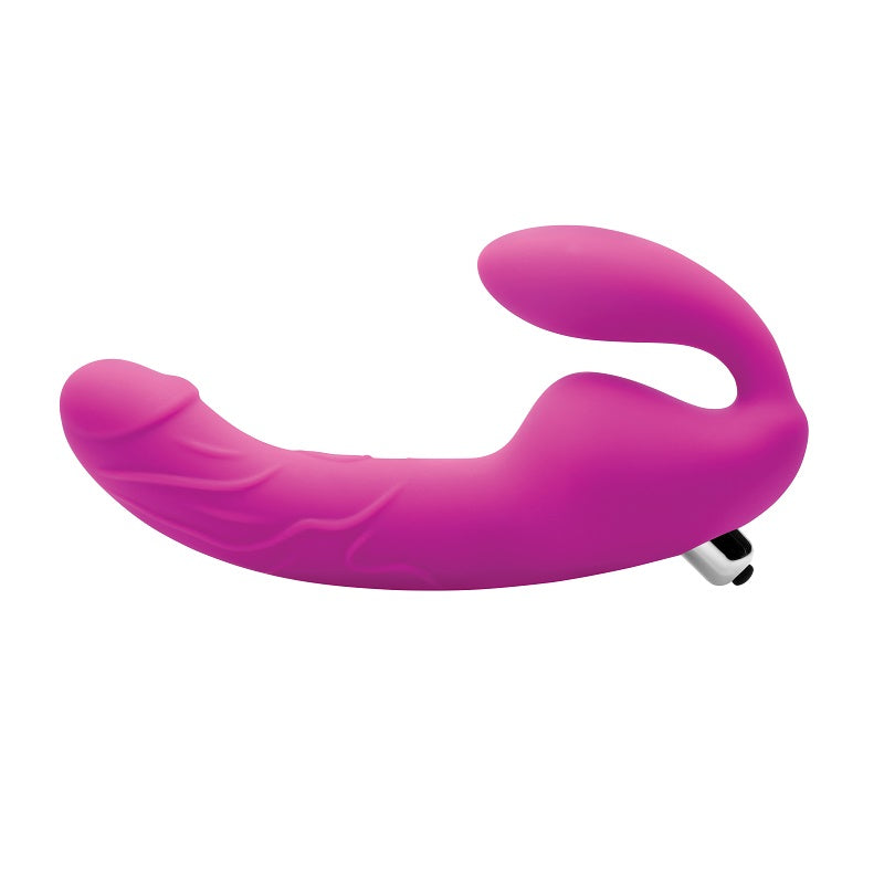 Royal Rider Vibrating Silicone Strapless Strap On Dildo