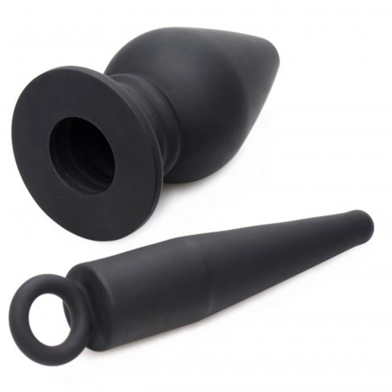 Plunged Silicone Hollow Plug with Insert