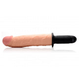Onslaught 13 Mode XXL Vibrating Giant Dildo - Flesh