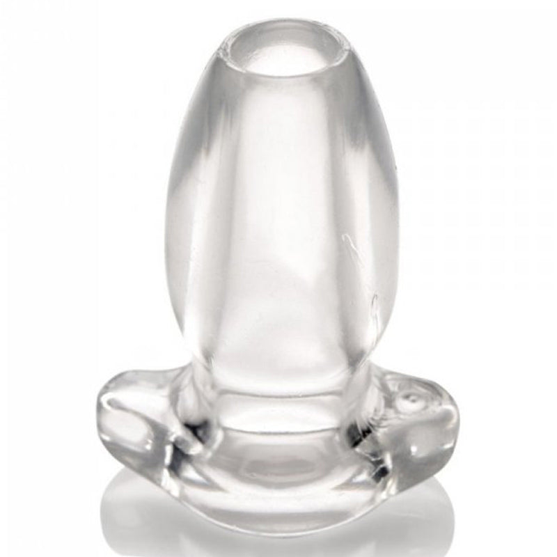 Peep Hole Clear Hollow Anal Plug